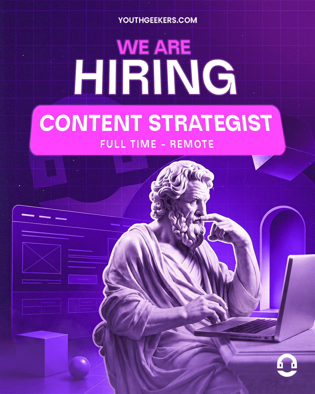 Content Strategist — open position at Youth Geekers