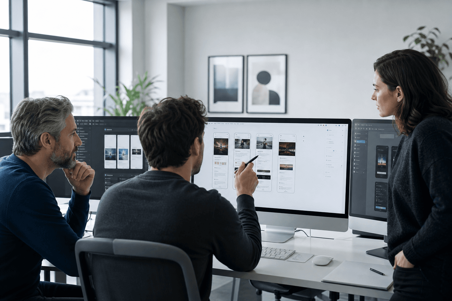 Senior developers and designers delivering white-label work for an agency